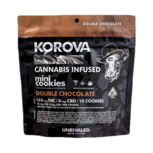 Korova Mini Cookies | Double Chocolate Chip 100mg