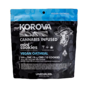 Korova Mini Cookies | Vegan Oatmeal 100mg